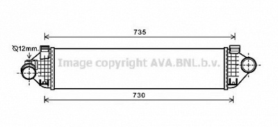 AVA QUALITY COOLING fda4474 -  Интеркулер